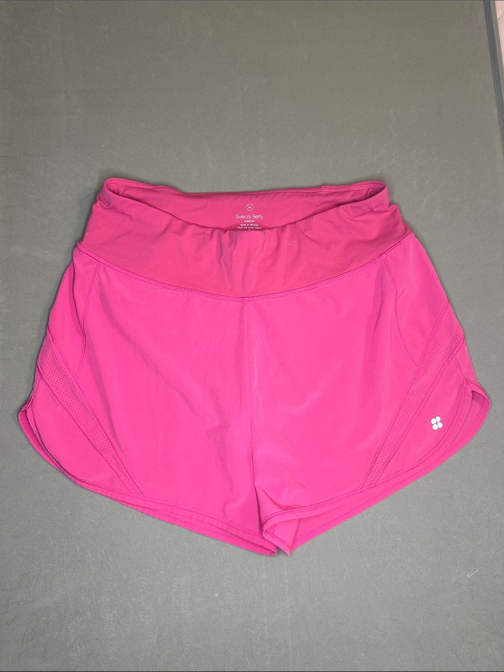 Sweaty Betty Hot Pink Athletic Running Shorts - M